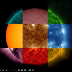 عکس روز ناسا از رنگ‌های گمشده خورشید 