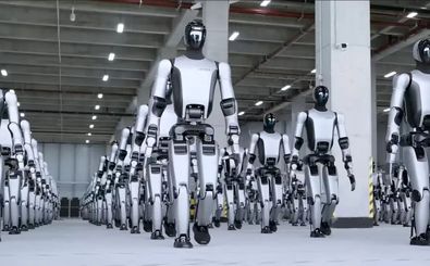 رژه ارتش ربات‌های انسان‌نمای چینی جنجال به پا کرد 