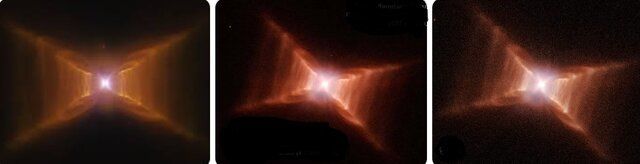 عکس روز ناسا از «سحابی مستطیل قرمز»