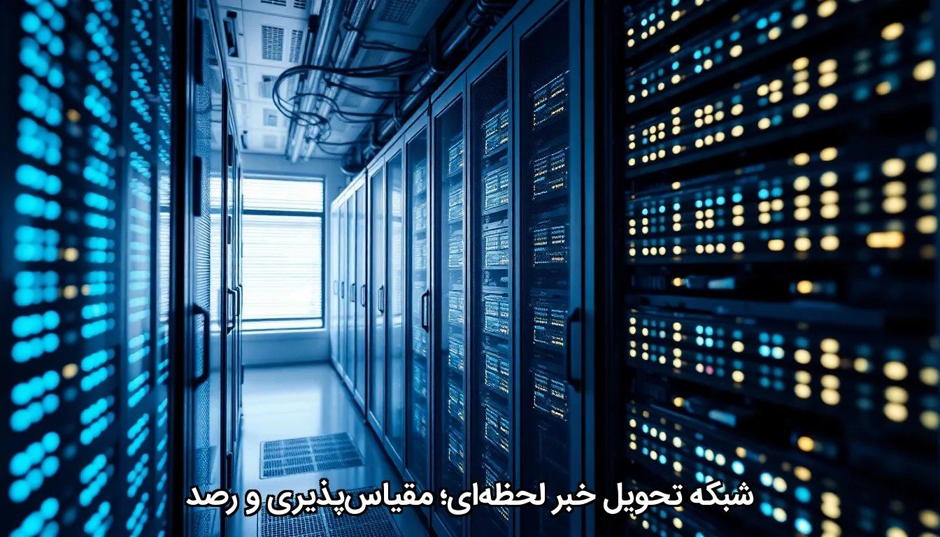 شبکه تحویل خبر لحظه‌ای؛ مقیاس‌پذیری و رصد