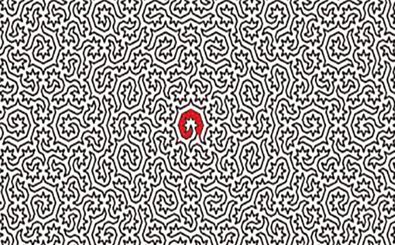 پیچیده‌ترین «هزارتوی» جهان که با تکرار حرکت «اسب شطرنج» ساخته شده