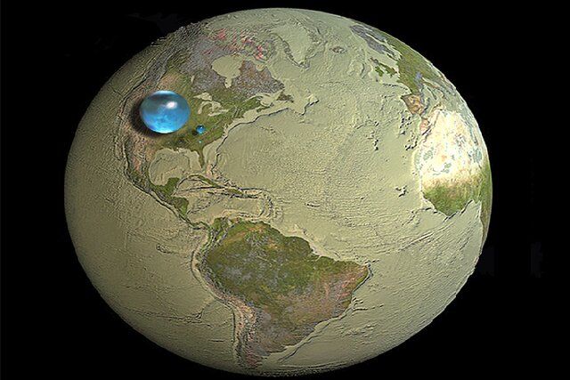 تمام آبهای روی سیاره زمین در عکس روز ناسا